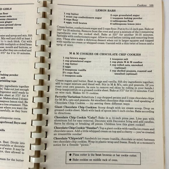 Christmas Favorites Spiral-Bound The Holiday Handbook 1990 Edition Recipes Tips - Picture 14 of 16